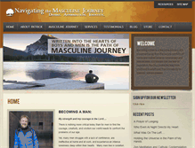 Tablet Screenshot of masculinejourney.ca